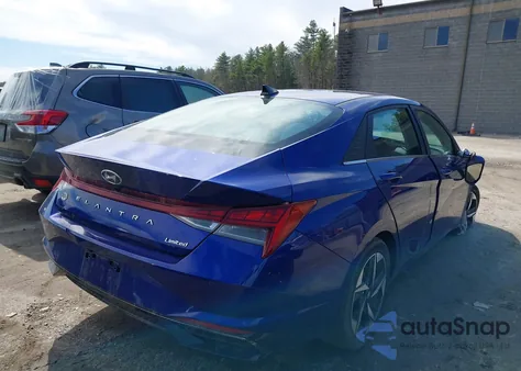 2021 Hyundai Elantra Limited из США, поврежденный, VIN KMHLP4AG4MU066346